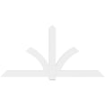 thumbnail image 2 of 96"W x 48"H x 2"D x 6"F, 12/12 Pitch, Redmond Architectural Grade PVC Gable Bracket, 2 of 8