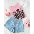 thumbnail image 3 of An All American Girl T-Shirt Toddler -Image by Shutterstock,  3 Toddler, 3 of 4