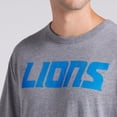 thumbnail image 7 of Men's Fanatics Heather Gray Detroit Lions Pass Rush Tri-Blend T-Shirt, 7 of 7