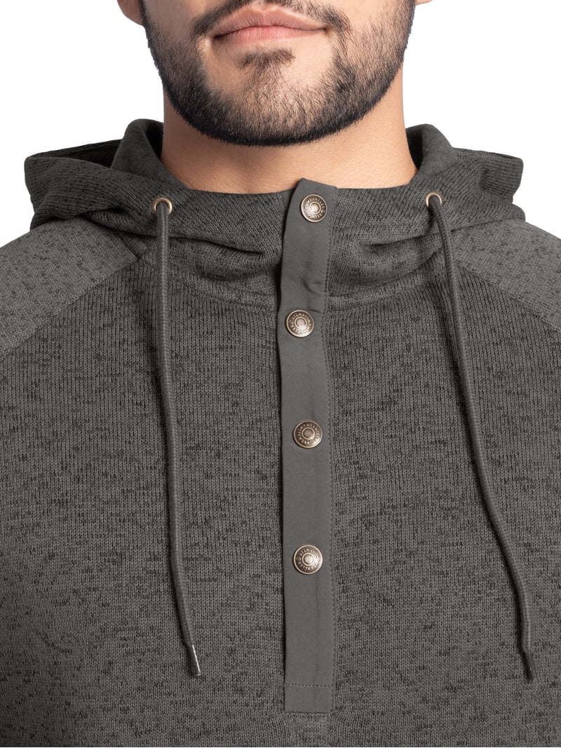 Wrangler Workwear Men's and Big Men's Sweater Fleece Mock Neck
