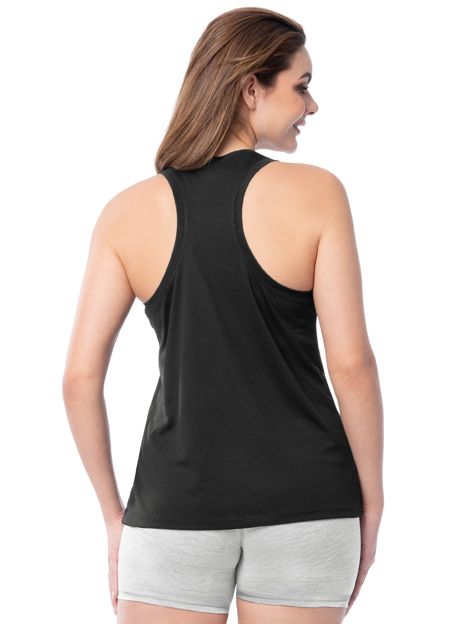 Athletic Works Women's Core Active Texture Knit Racerback Tank Top, Sizes XS-XXXL