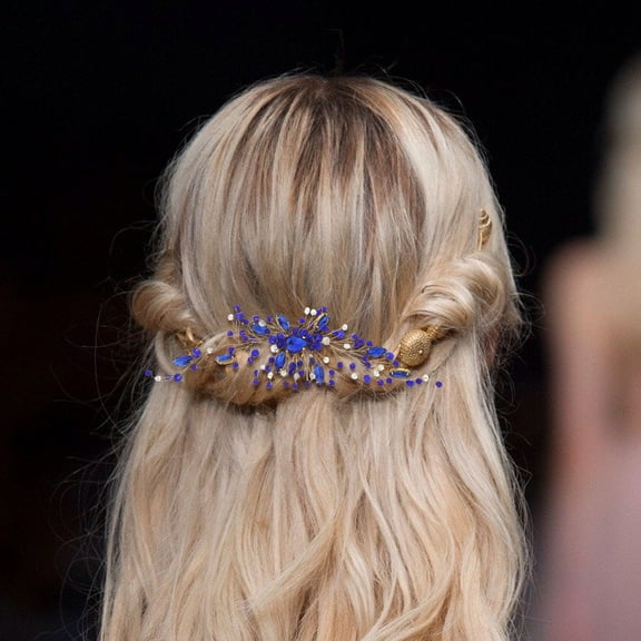 OFFIGAM Crystal Hair Comb Bridal Headpiece, Elegant Wedding Accessory for Formal Events, Proms, and Special Occasions