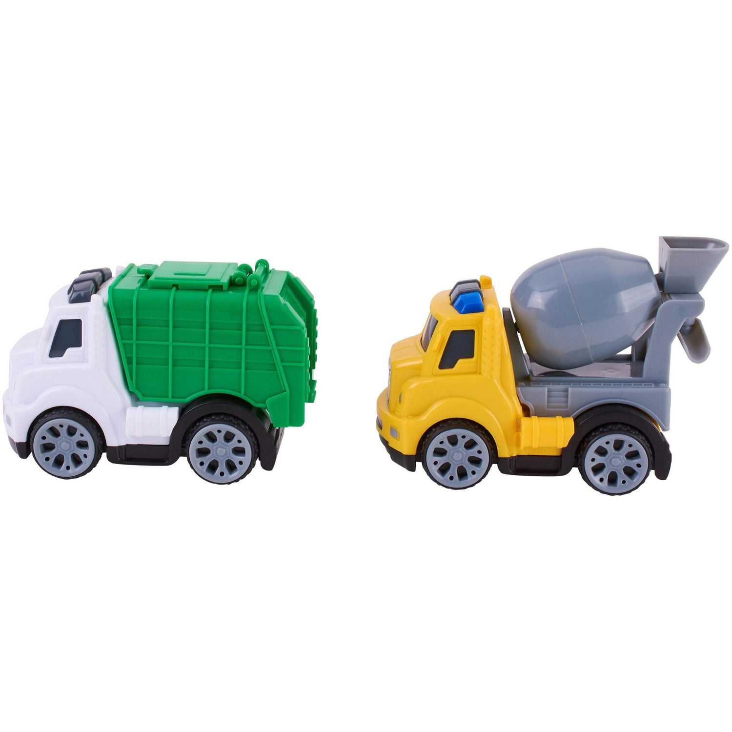 Kid Connection Friction Powered Utility Trucks Playset, 3 Pieces