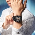 thumbnail image 3 of Wristwatch for Men Fashion Casual Cool Big Dial Watch Luminous Waterproof Sport Analog Quartz Business Mens Watches Silicon Strap Dress Watch, 3 of 4
