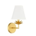 thumbnail image 3 of Trade Winds Rosalie 1-Light Wall Sconce in True Gold, 3 of 6