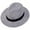 Gray_Free Size, variant on YOHAVEN Men's Top Hat Flat Edge Linen Sunshade Fedora Travel Outdoor Party Hat Adult Male Fashion Accessory Costume Decoration