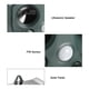 thumbnail image 3 of Repelente de animales con luz LED, disuasorio para perros y gatos, Sensor de movimiento para exteriores, resistente al agua con energía Solar para repeler, 3 of 8