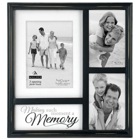 Frame Cover Memory Book - Malden 3 Opening Memory Collage Picture Frame