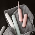 thumbnail image 2 of Caja portátil para cepillos de dientes con tapa, funda protectora, estuche de almacenamiento para viajes al aire libre, Camping, a prueba de polvo, 2 of 4