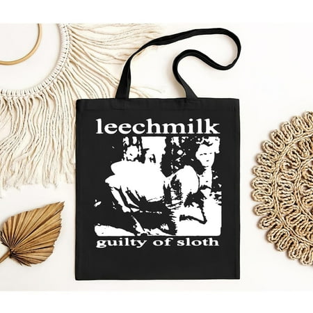 vintage Leechmilk  Guilty Of Sloth  Tote Bag-TH42060