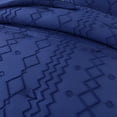 thumbnail image 3 of JML 3 Piece Tufted Comforter Set King,1 Comforter,2 Pillowcases, Geometric Design, Navy, 3 of 5
