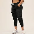thumbnail image 1 of WILLBEST Pantalones Casuales de Mujer, de Moda, con Cintura Elástica, Holgados, Cargo, con Bolsillo para Mayor Comodidad Diaria. Chica, 1 of 4