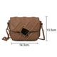 thumbnail image 2 of Bolso bandolera de diseñador mini con cadena acolchada, bolso de hombro para mujer, bolso de mano, café:;:;, 2 of 5