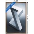 thumbnail image 3 of X Optical Illusion Wall Poster, 22.375" x 34" Framed, 3 of 6