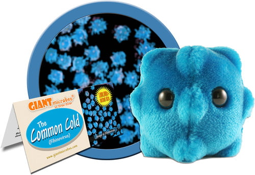 Giant Microbes Light Green The Flu Orthomyxovirus Stuffed Plush Toy Gift for sale online 