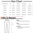 thumbnail image 3 of uublik Boys Girls Track Pants Elastic Waist Bottom Pants Newborn Infant Trousers White Size 0-2T, 3 of 3