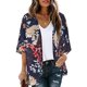 thumbnail image 5 of Guardurnaity Verano mujer Tops flor clima cálido media manga a prueba de sol frente abierto ropa femenina al aire libre playa cómoda blusa Type3 NO3, 5 of 6