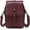 A-burgundy, variant on Vintage Crossbody Phone Bag for Women, Small Leather Shoulder Purse and Handbag with Tassel&Rivet Decoration