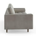 thumbnail image 5 of Pemberly Row Modern / Contemporary Performance Velvet Sofa in Silver, 5 of 6