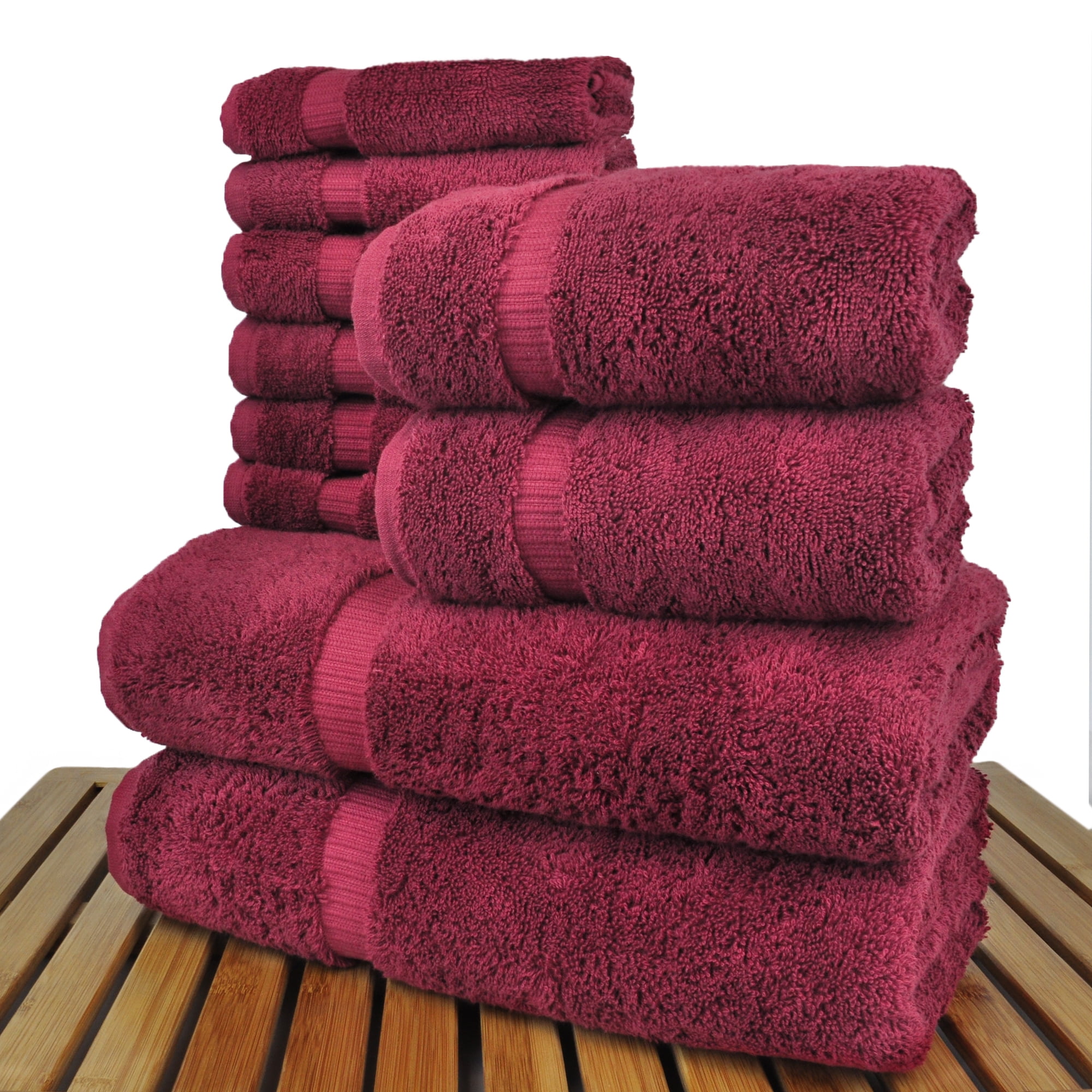 Beau Rivage Resort & Casino  Dobby Striped Trim Towel Set
