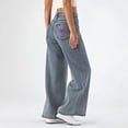 thumbnail image 4 of Womens Loose Fit High Waisted Jeans Straight Leg Denim Pants Fashion Casual Trousers Womens Jeans Straight Leg Daily Relaxed Fit Denim, 4 of 6