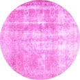 thumbnail image 1 of Ahgly Company Indoor Round Persian Pink Traditional Area Rugs, 3' Round, 1 of 4