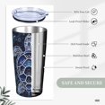 thumbnail image 4 of Sea Turtle Tumbler with Lid and Straw 20 OZ Stainless Steel Travel Coffee Mug Double Wall Insulated Cup Leakproof for Car Sports Cafe Office, 4 of 7