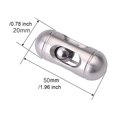 thumbnail image 4 of Mini Stainless Steel Metal Fidgets Toys Adult Anti-stress Fingertip Surface Slider Bored Decompression Toy Hand Spinner for Children, 4 of 8