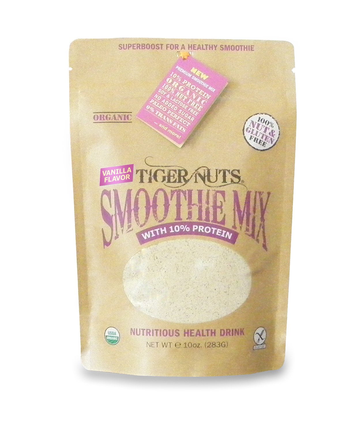 Tiger Nuts Smoothie Mix (with 10 Extra Protein and Vanilla Flavor) x