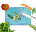 thumbnail image 2 of Caroline's Treasures Blue Fish Watercolor Glass Cutting Board Large, 2 of 2