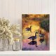 thumbnail image 2 of Qisvanset 12x16 Inch Vintage Farmer Holding Flowers Canvas Print Wall Art, 2 of 5