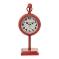 thumbnail image 6 of DecMode 15" Red Metal Pendulum Clock, 6 of 8