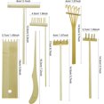 thumbnail image 2 of shiyou-7 PCS Garden Rake Kit, Garden Zen Rake Tools Sand Garden Kits Bamboo Rakes Tool Bamboo Rakes Holder with Moss Rakes Brusher Spoon for Man Women, 2 of 4
