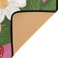 thumbnail image 3 of Yayeee Area Rugs for Living Room 5.2'x4' Non Slip Washable Bedroom Floor Carpet, White Flowers, 3 of 5