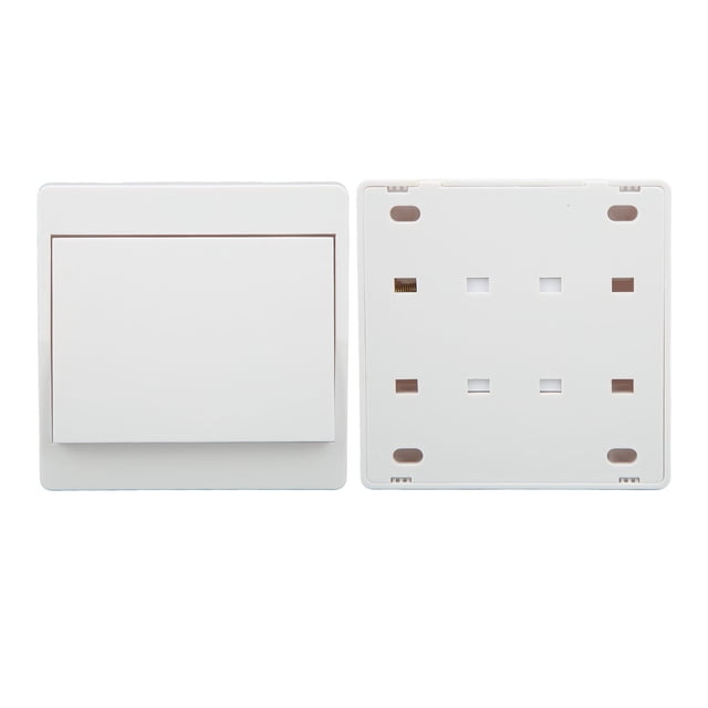 Interruptor De Luz Inalámbrico Inalámbrico 86 433MHz Control Remoto Autoalimentado Interruptor De Pared Sin Batería