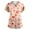 A_Orange&41Uahgid, variant on Valentine Scrub Tops Plus Size Heart Print Short Sleeve V Neck Workwear Women with Pocket Stretch Nursing Uniform S-5XL