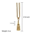 thumbnail image 4 of BEL AVENIR 2 Pack Curtain Tiebacks Tassel Rope Handmade Holdbacks, Gold, 2 Count, 4 of 6