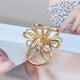 thumbnail image 2 of Moda flor bufanda hebilla boda broche titular bufanda joyería moda delicada, 2 of 5