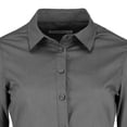 thumbnail image 2 of Kustom Kit Womens Long Sleeve Poplin Shirt, 2 of 4