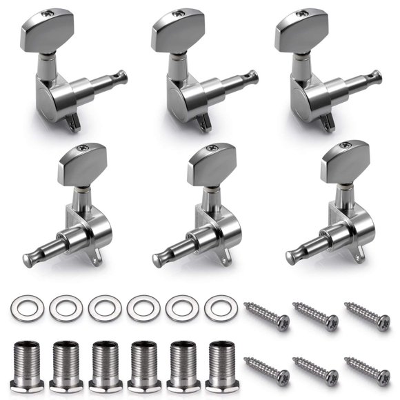 Clavijas de afinación TIMESETL para guitarra, 6 piezas