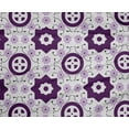 thumbnail image 4 of oneOone Polyester Lycra Purple Fabric Geometric Block Craft Projects Decor Fabric Printed By The Yard 56 Inches Wide, 4 of 4