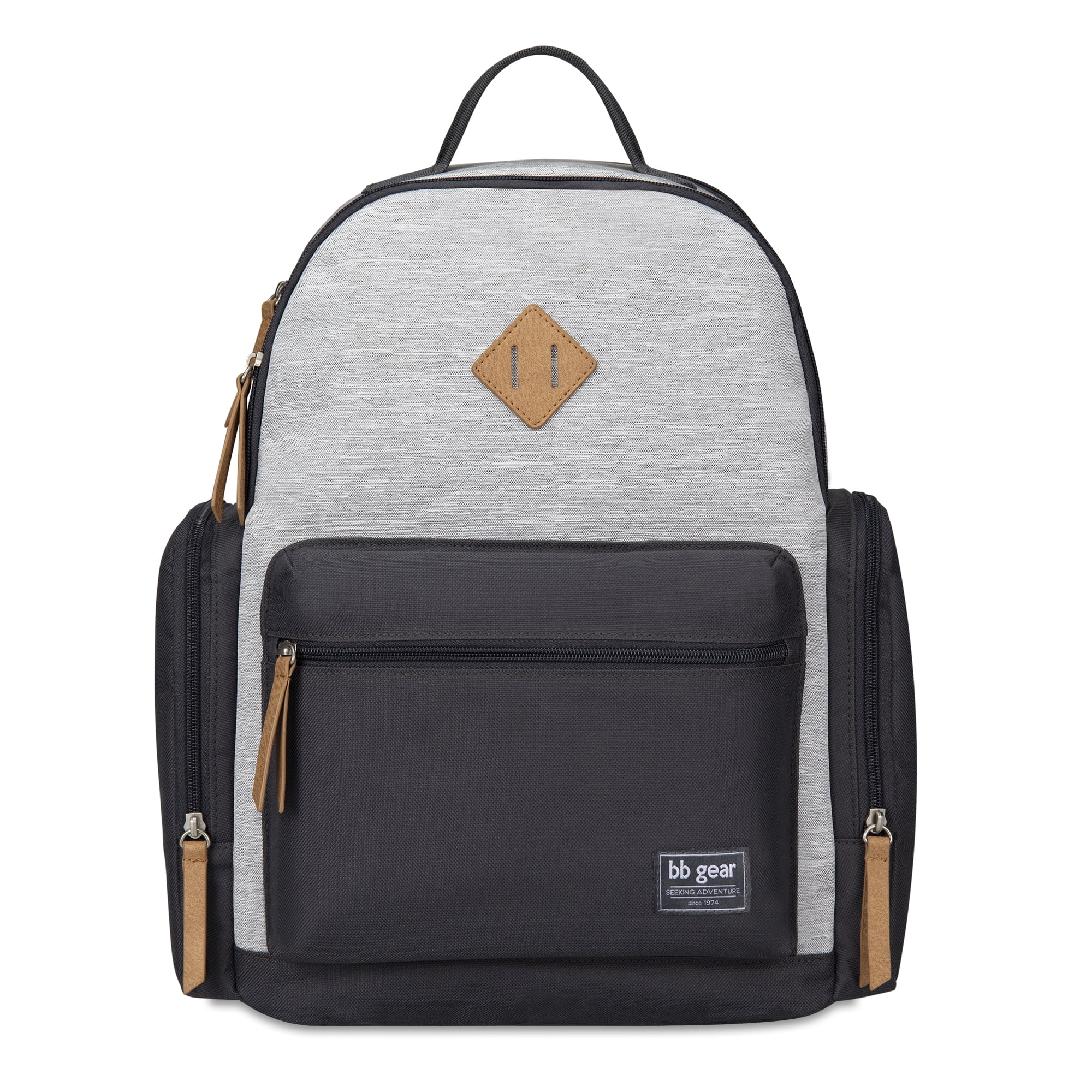 BB Gear Stonescape Unisex Backpack Diaper Bag Grey, Infant, Toddler