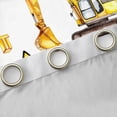 thumbnail image 4 of Castle Fairy Cartoon Truck Curtains Pack of 2 (42x84 Each) for Preppy Child,Construction Vehicles Curtains Blackout,Car Theme Bedroom Curtains,Lightweight Room Decor, 4 of 6