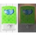 thumbnail image 2 of Sting Ray Green Polkadot Ceramic Night Light, 2 of 2