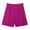 Hot Pink-01, variant on REALiKUN Women's Plus Size Cotton Bermuda Shorts, High Waist Striped Sleep & Lounge Boxer Shorts - Soft PJ Bottoms