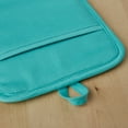 KitchenAid Ribbed Soft Silicone Pot Holder 2Pack Set, Aqua Sky, 7"x9