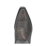 Dingo Womens Athena Lizard Print Snip Toe Cowboy Tall Boots