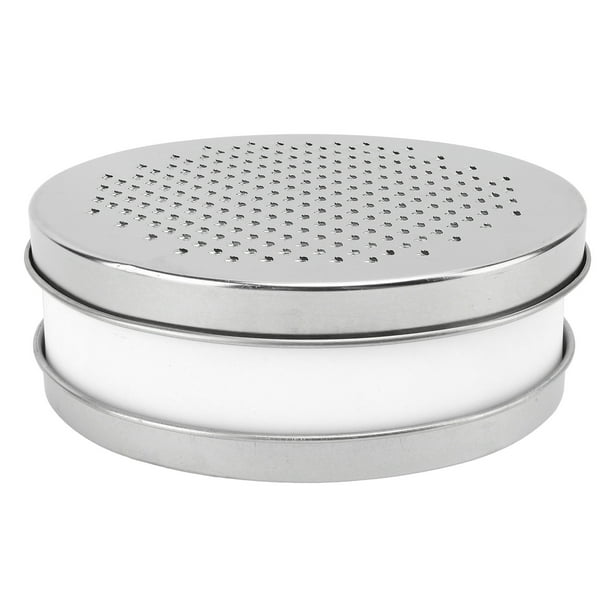 Rallador, Rallador De Almacenamiento De Alimentos PP Y Acero Inoxidable 430 Portátil De Doble Cara Para Restaurante Para El Hogar