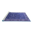 thumbnail image 2 of Ahgly Company Machine Washable Indoor Rectangle Oriental Blue Industrial Area Rugs, 5' x 8', 2 of 4