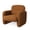 Brown lambskin, variant on Modern Fabric Accent Chair,Wood Frame High Density Foam Leisure Side Chair 330 Lbs Capacity for Living Room Bedroom Apartment Corners